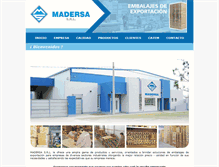 Tablet Screenshot of madersa.com